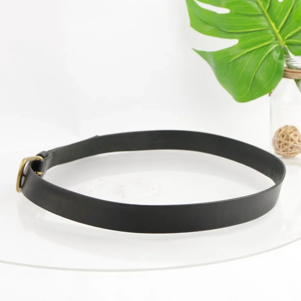 Duluth Mens Belt Size 44 2XL Black Leather 1 1/2